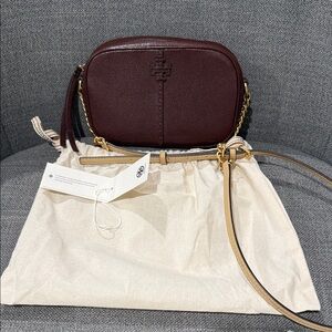 Tory Burch Dark Brown Crossbody Bag